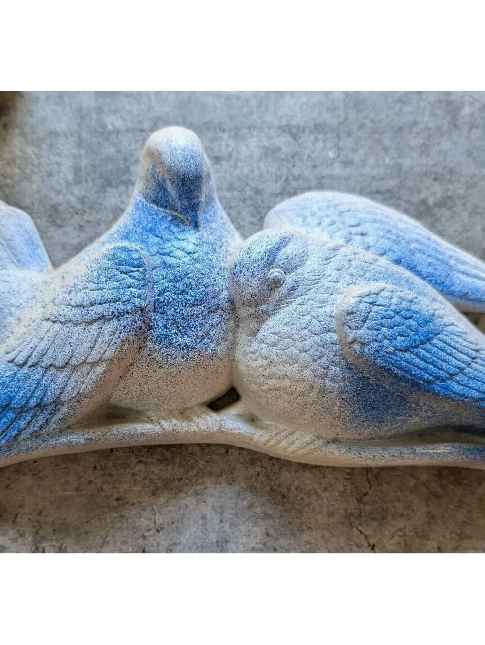Homco Burwood Vintage 1976 Love Birds Wall Shelf & Wall Plaque Pair Plastic